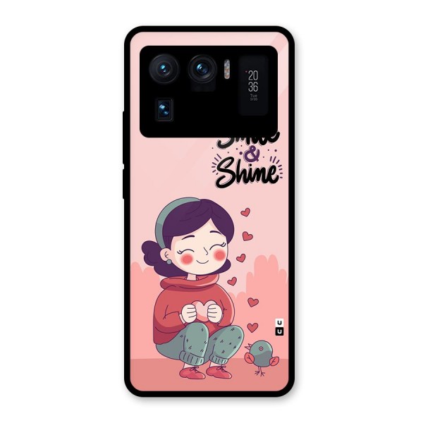 Smile And Shine Glass Back Case for Mi 11 Ultra