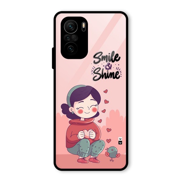 Smile And Shine Glass Back Case for Mi 11x