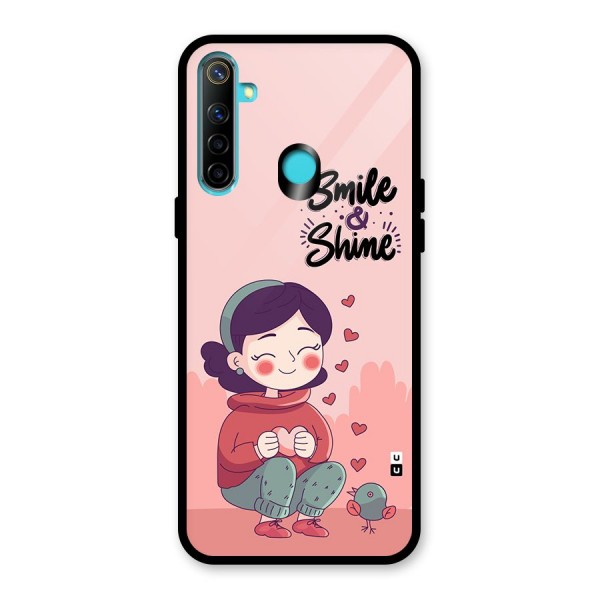 Smile And Shine Glass Back Case for Realme 5