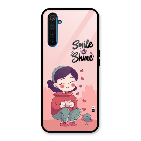 Smile And Shine Glass Back Case for Realme 6 Pro