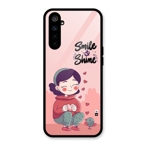 Smile And Shine Glass Back Case for Realme 6i