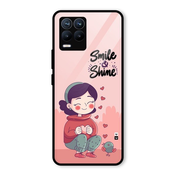 Smile And Shine Glass Back Case for Realme 8