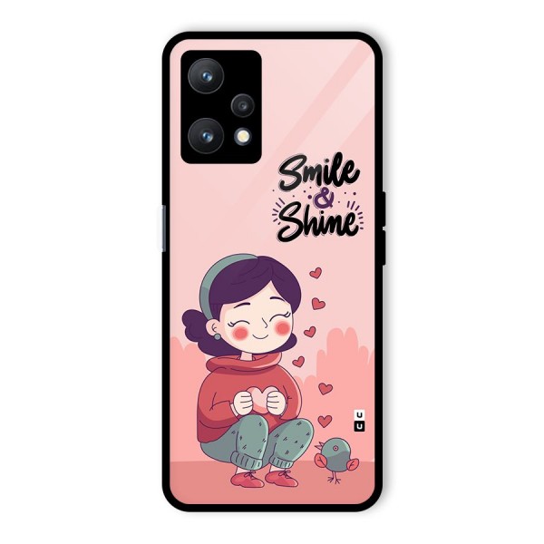 Smile And Shine Glass Back Case for Realme 9 Pro 5G