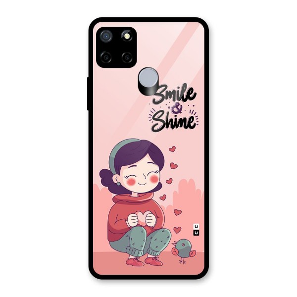 Smile And Shine Glass Back Case for Realme C12