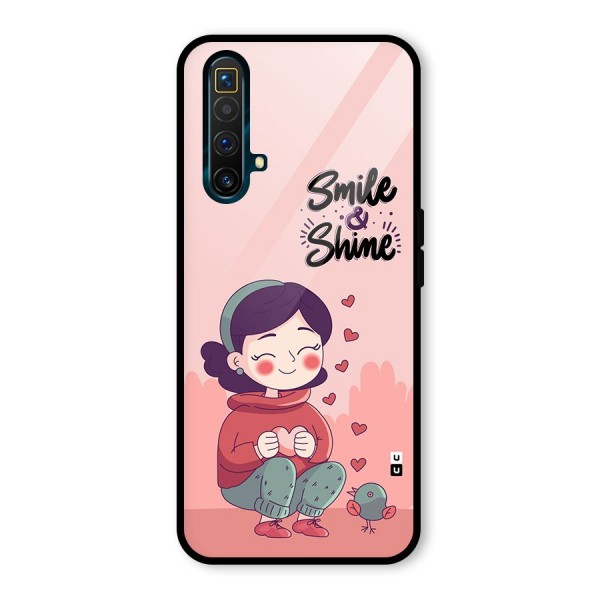 Smile And Shine Glass Back Case for Realme X3 SuperZoom