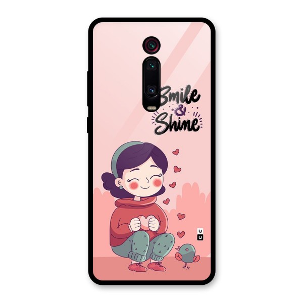 Smile And Shine Glass Back Case for Redmi K20 Pro