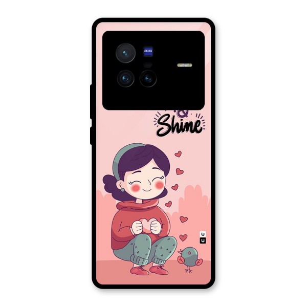 Smile And Shine Glass Back Case for Vivo X80