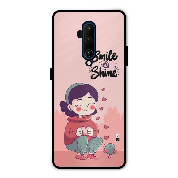 Smile And Shine Metal Back Case for OnePlus 7T Pro