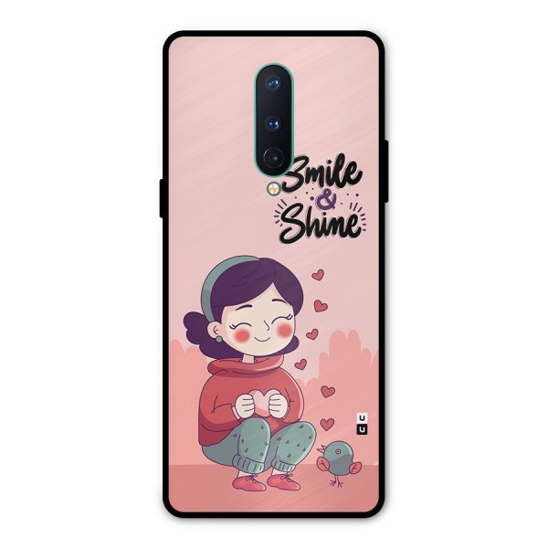 Smile And Shine Metal Back Case for OnePlus 8