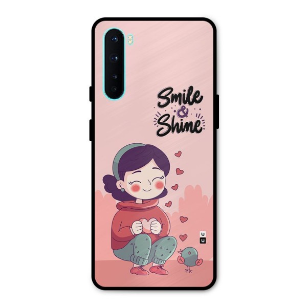 Smile And Shine Metal Back Case for OnePlus Nord