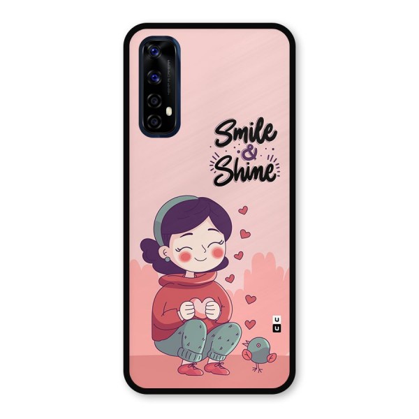 Smile And Shine Metal Back Case for Realme 7