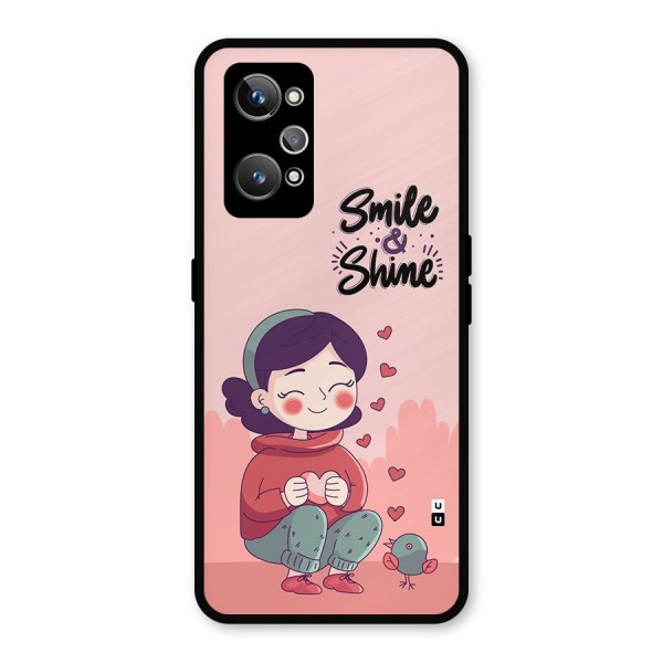 Smile And Shine Metal Back Case for Realme GT 2