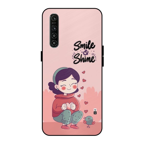 Smile And Shine Metal Back Case for Realme XT