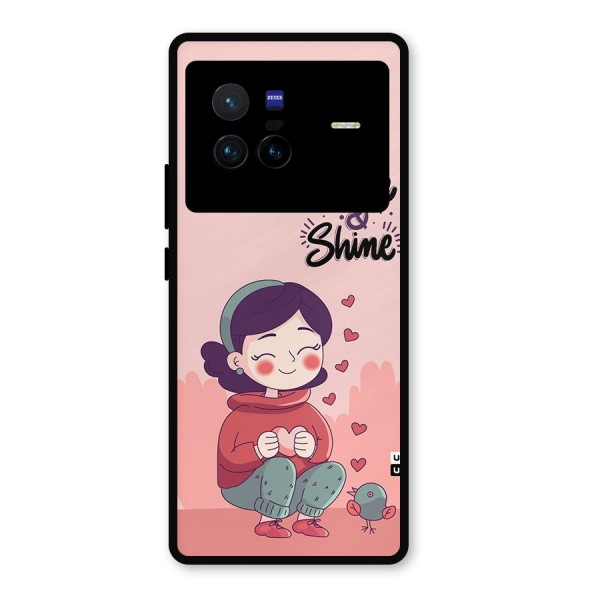 Smile And Shine Metal Back Case for Vivo X80