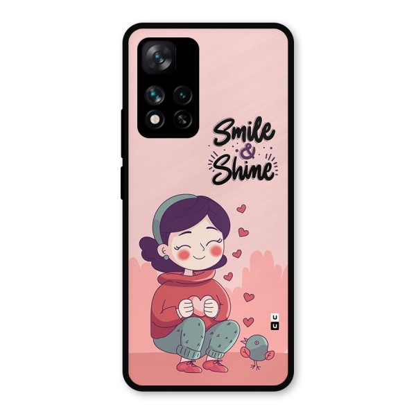 Smile And Shine Metal Back Case for Xiaomi 11i 5G