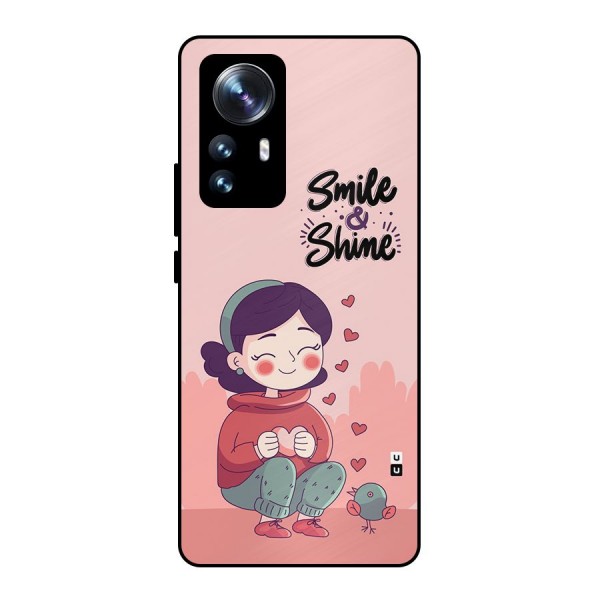 Smile And Shine Metal Back Case for Xiaomi 12 Pro