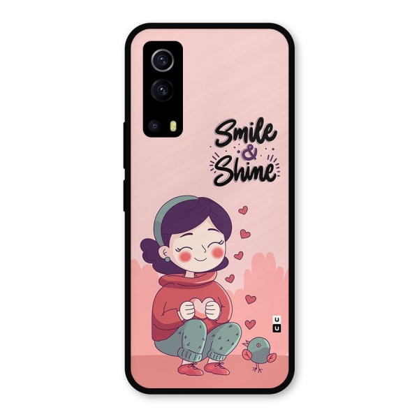 Smile And Shine Metal Back Case for iQOO Z3