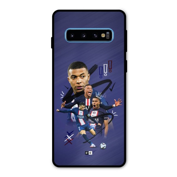 Socccer Star Qatar Metal Back Case for Galaxy S10