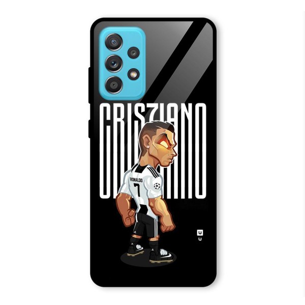 Soccer Star Glass Back Case for Galaxy A52