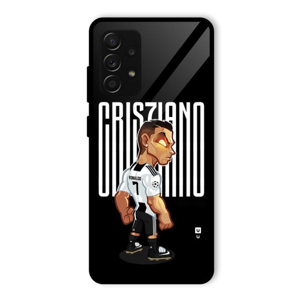 Soccer Star Glass Back Case for Galaxy A53 5G