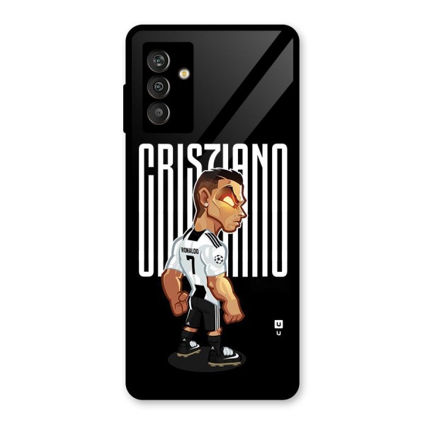 Soccer Star Glass Back Case for Galaxy M13