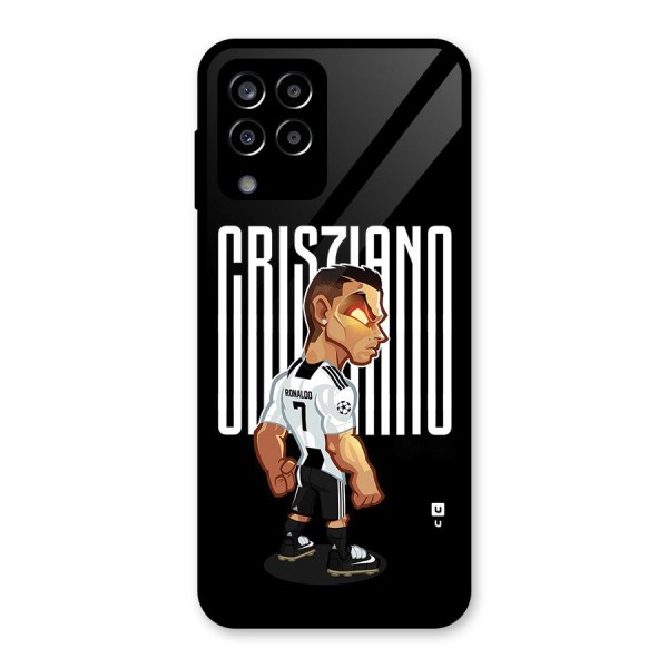 Soccer Star Glass Back Case for Galaxy M33