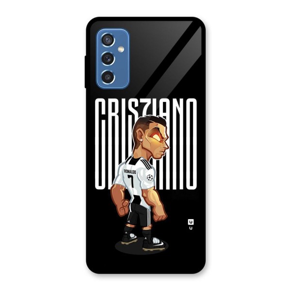 Soccer Star Glass Back Case for Galaxy M52 5G