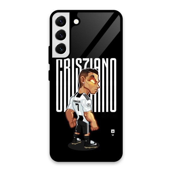 Soccer Star Glass Back Case for Galaxy S22 Plus 5G