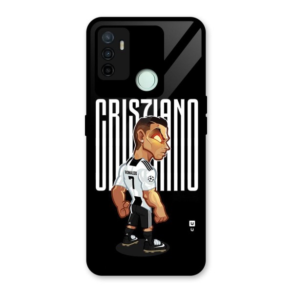 Soccer Star Glass Back Case for Oppo A53