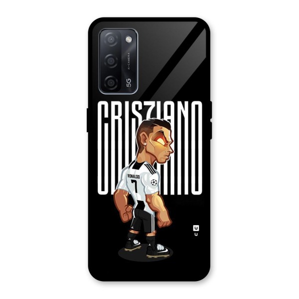 Soccer Star Glass Back Case for Oppo A53s 5G