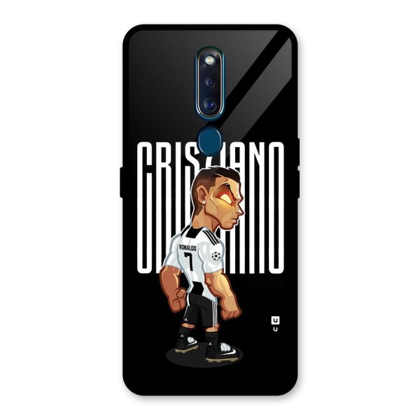 Soccer Star Glass Back Case for Oppo F11 Pro