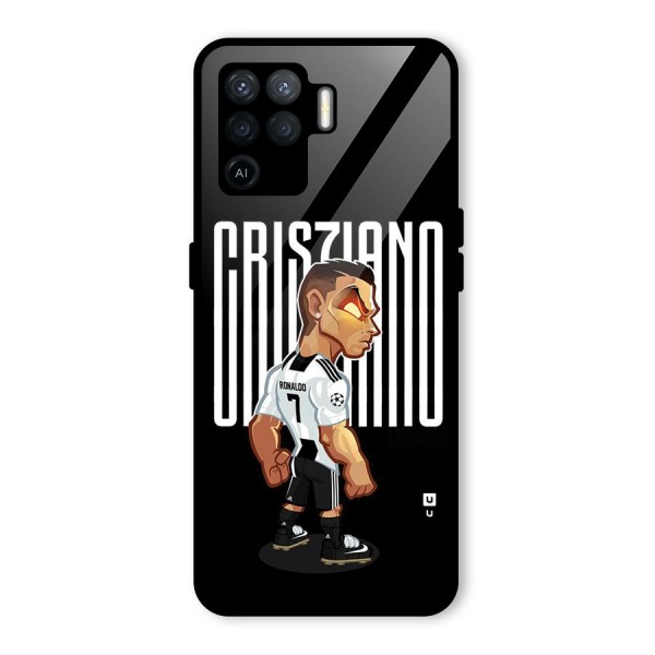 Soccer Star Glass Back Case for Oppo F19 Pro