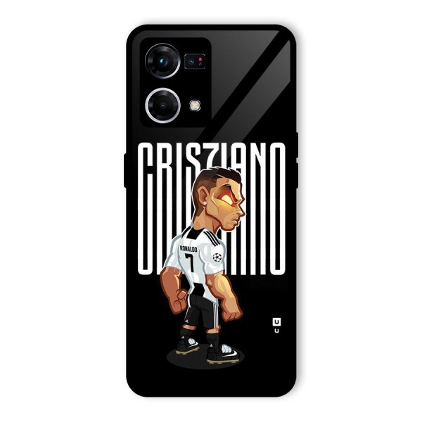 Soccer Star Glass Back Case for Oppo F21s Pro 4G