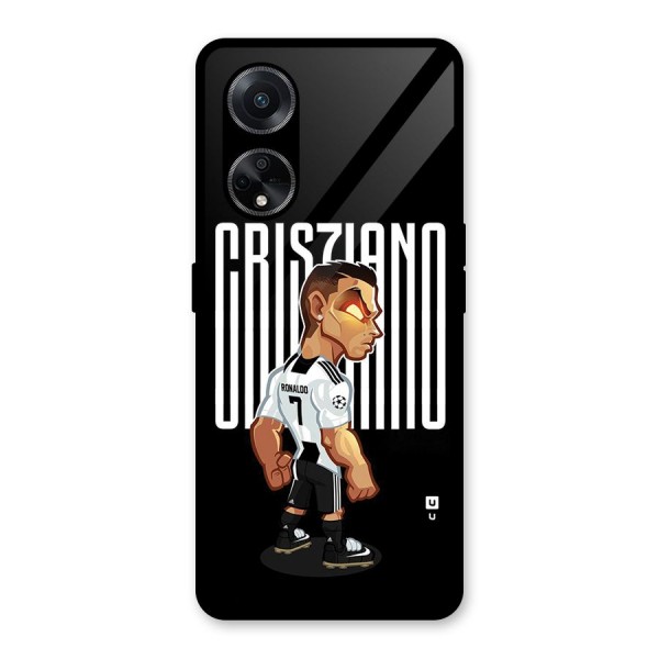 Soccer Star Glass Back Case for Oppo F23