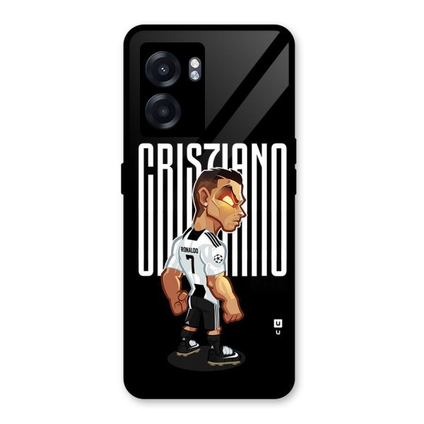 Soccer Star Glass Back Case for Oppo K10 (5G)