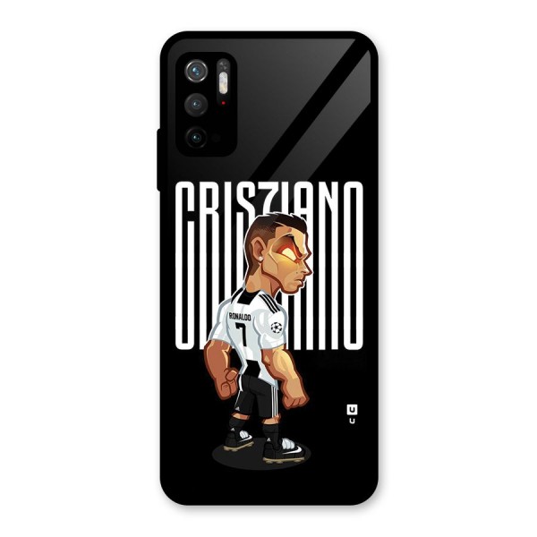 Soccer Star Glass Back Case for Poco M3 Pro 5G