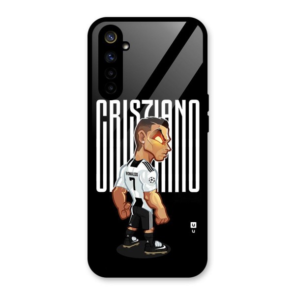 Soccer Star Glass Back Case for Realme 6i