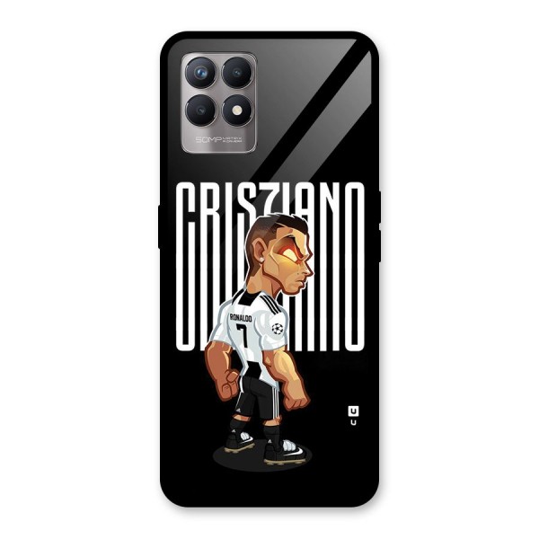 Soccer Star Glass Back Case for Realme 8i