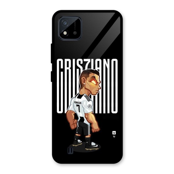 Soccer Star Glass Back Case for Realme C11 2021