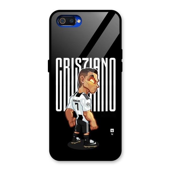 Soccer Star Glass Back Case for Realme C2