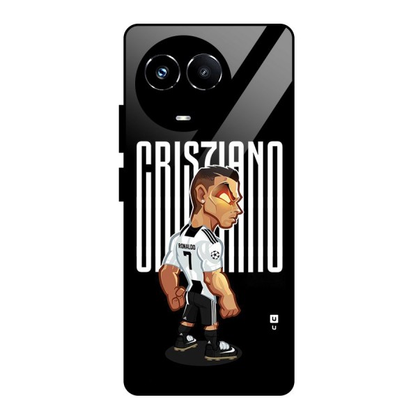 Soccer Star Glass Back Case for Realme Narzo 60X