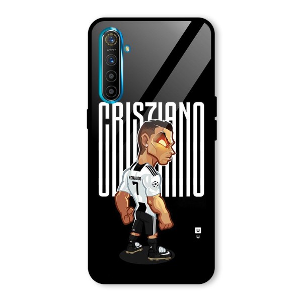 Soccer Star Glass Back Case for Realme XT