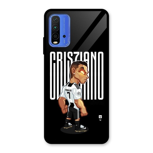 Soccer Star Glass Back Case for Redmi 9 Power