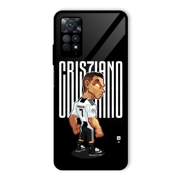 Soccer Star Glass Back Case for Redmi Note 11 Pro