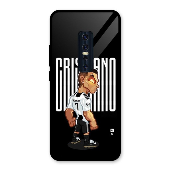 Soccer Star Glass Back Case for Vivo V17 Pro