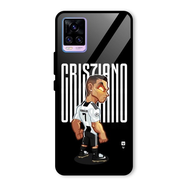 Soccer Star Glass Back Case for Vivo V20 Pro