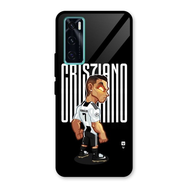 Soccer Star Glass Back Case for Vivo V20 SE