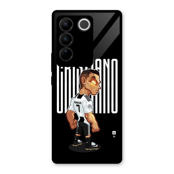 Soccer Star Glass Back Case for Vivo V27