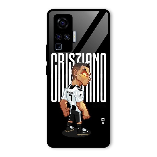 Soccer Star Glass Back Case for Vivo X50 Pro