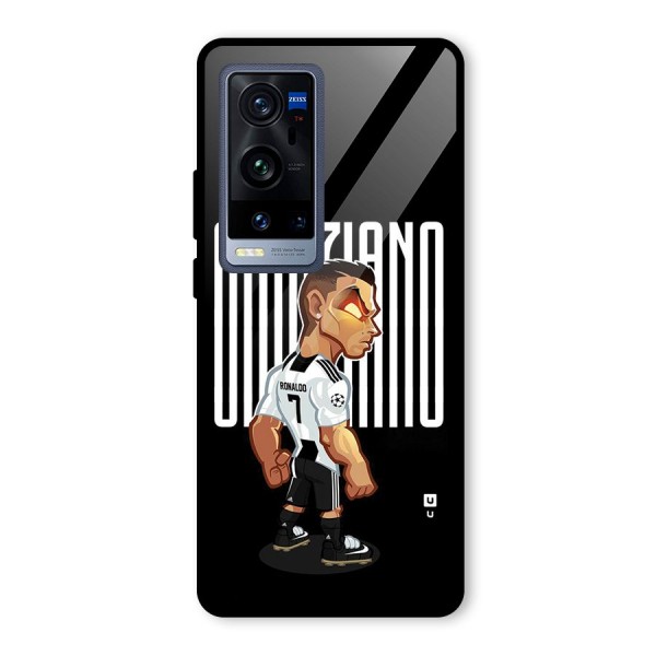 Soccer Star Glass Back Case for Vivo X60 Pro Plus